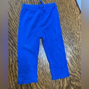 Primary Royal Blue Leggings Soft Cotton Blend 18-24 months